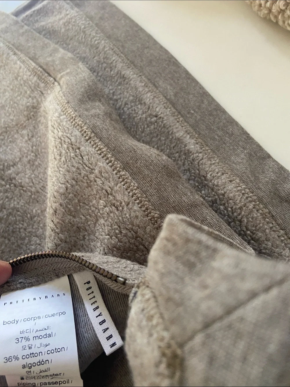 Pottery Barn soft fleece